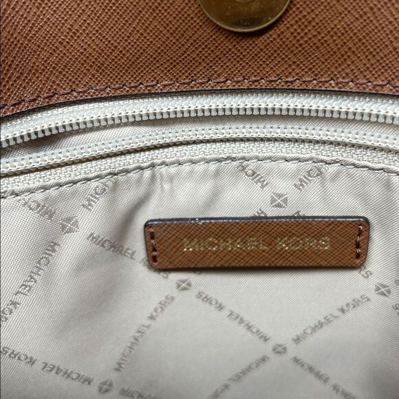 4211 Michael Kors Tan Satchel Bag 244654211 - Picture 13 of 16